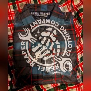 Rebel Reaper Belair Flannel XXL BNIB Limited Edition